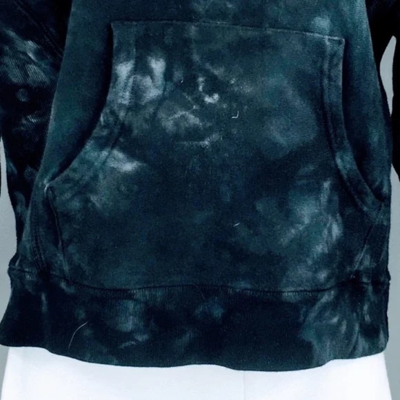 Champion Womens Hoodie Reverse Weave Scrunch Tie Dye Script Logo Size S - Picture 4 of 8